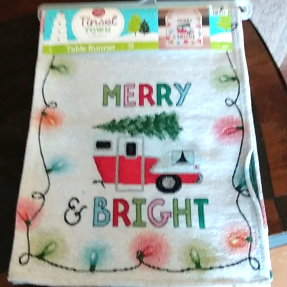 Brand New In Original Packaging Christmas Table Runner